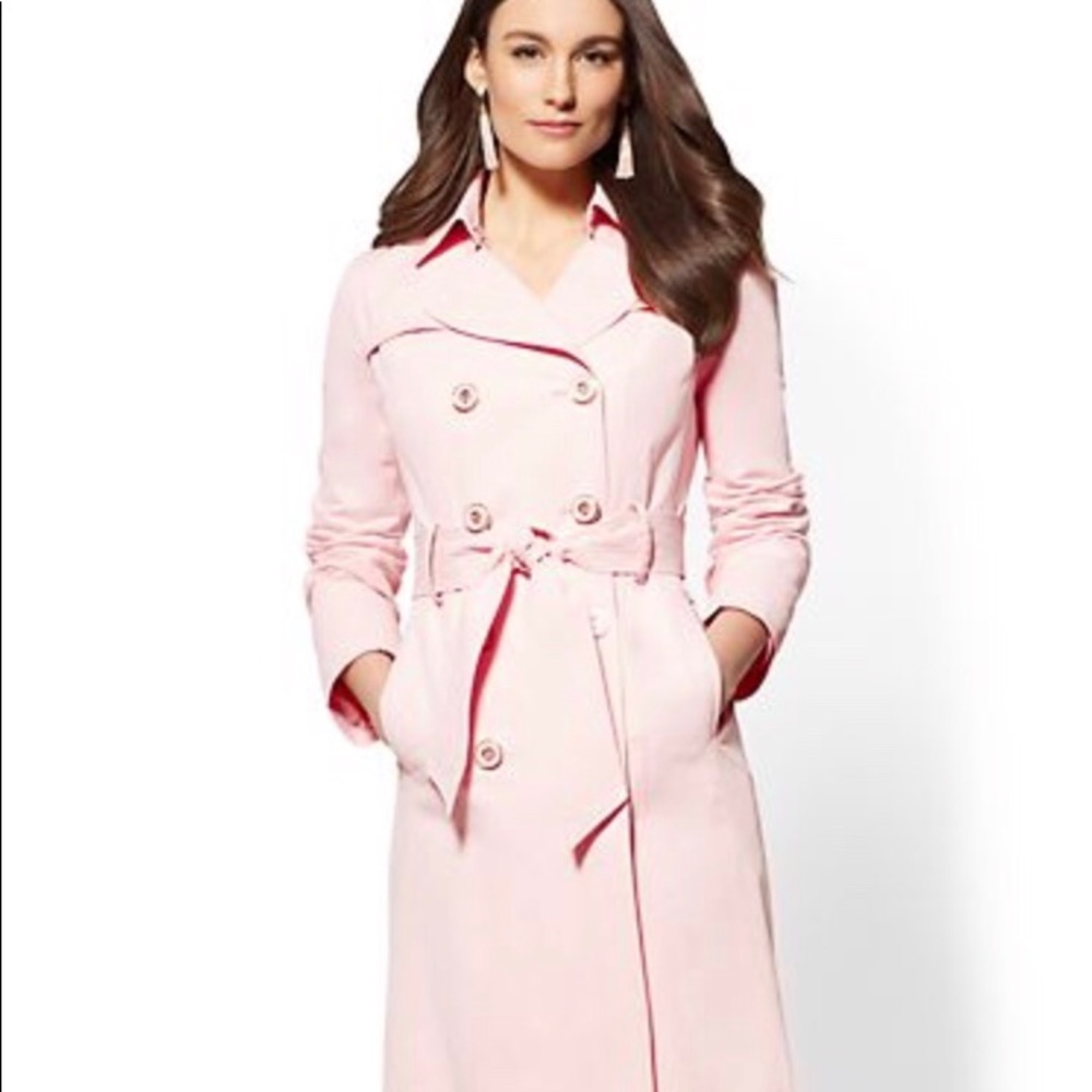 Minty Trench Coat NWT - Picture 2 of 8
